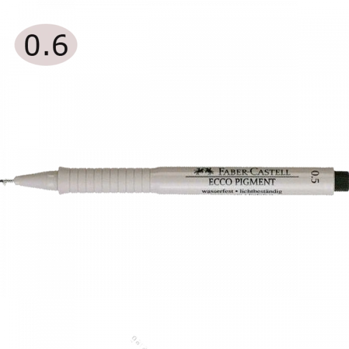 Faber-Castell Çizim Kalemi Ecco Pigment 0.6 MM Siyah 16 66 99