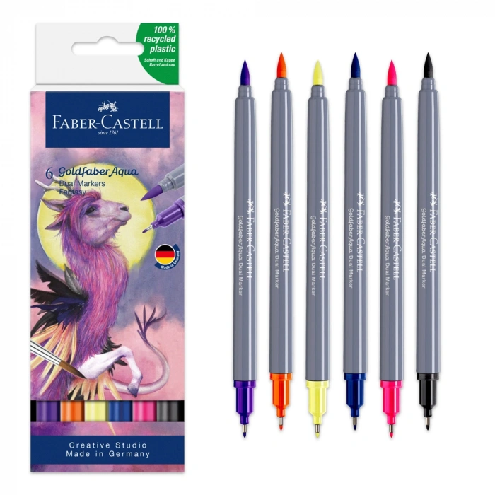 Faber-Castell Markör Aqua Çift Uç X6 Fantsy 5188164526000