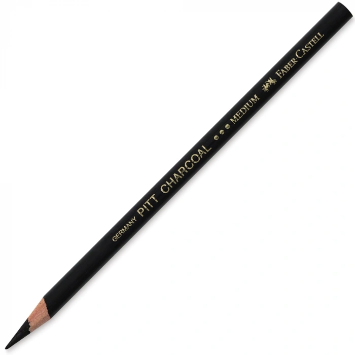 Faber-Castell Pitt M.chrome Nat. Kömür Kalem Siyah Or.Sert