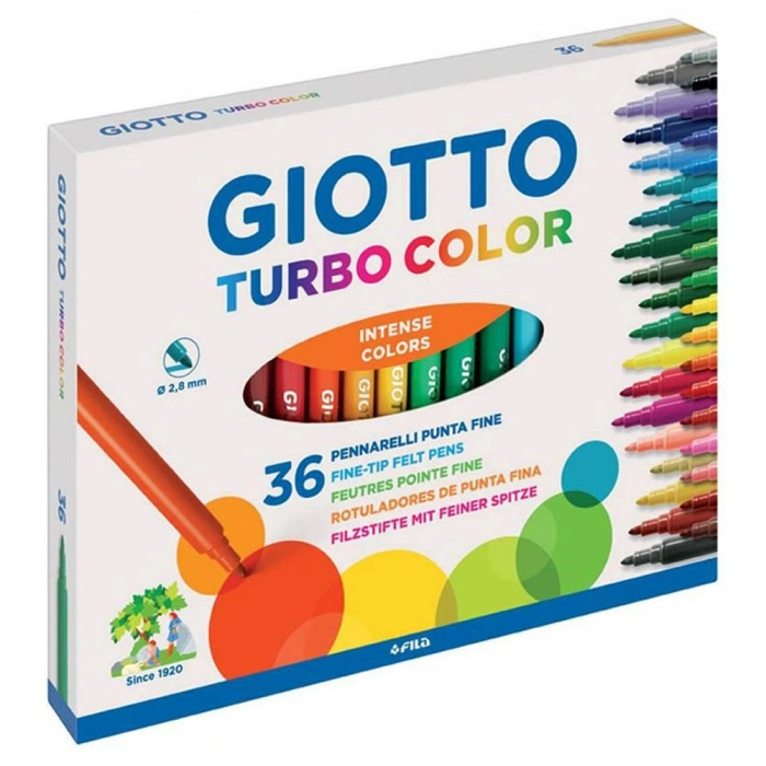 Giotto Keçeli Kalem Turbo Color 36 Lı Kutu 418000