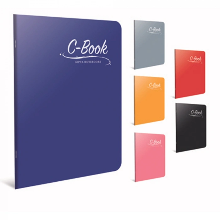 Gıpta C Book Dikişli Plastik Kapak Defter A5 80 YP Kare