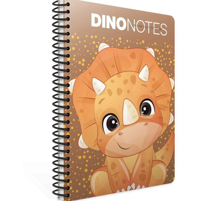 Gıpta Dino Notes Spiralli Karton Kapak Defter A4 80 Kareli