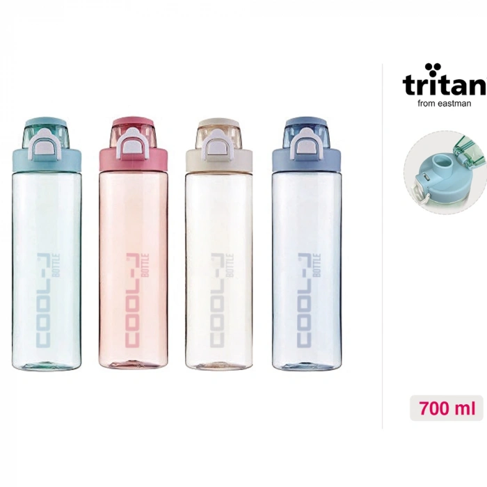 Gıpta Matara Kilitli 700 ML Tritan 4 Renk Mix K757100