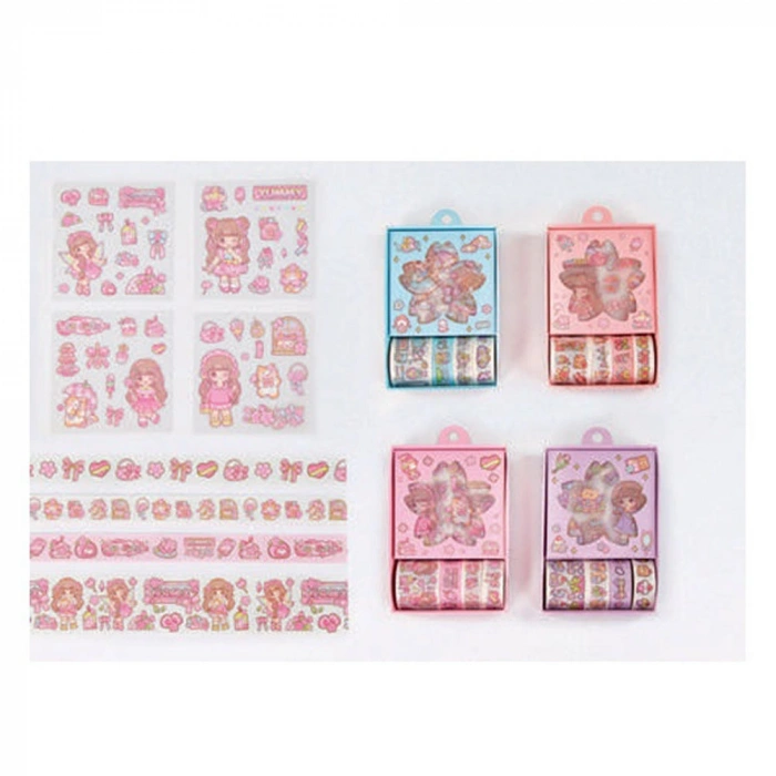 Gıpta Renkli Bant Beggın 4ad Bant-4ad Sticker Set K8900