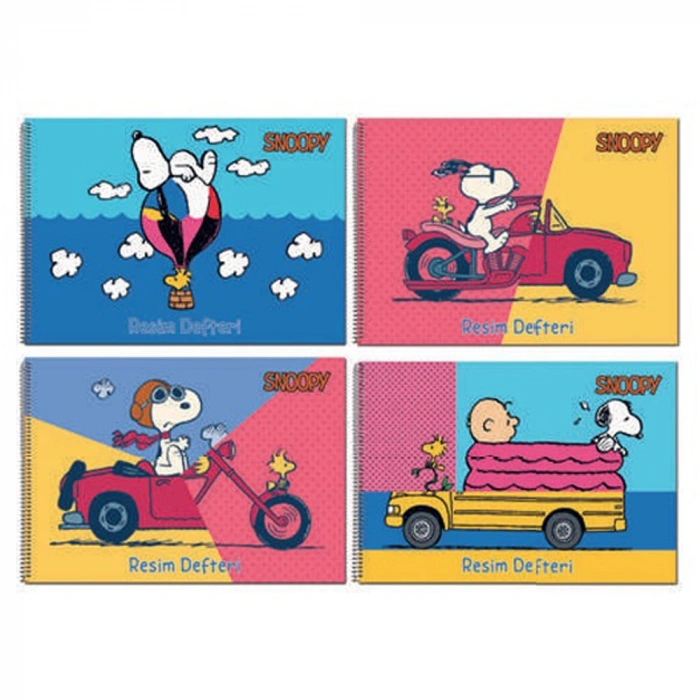 Gıpta Snoopy Resim Defteri Spralli 25x35 15 Yaprak 3-7313000-2011