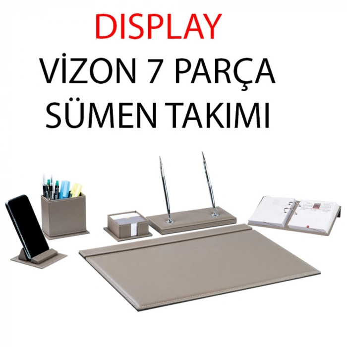 Gıpta Sümen Takımı Display 7 Parça Vizon 4-8120000-2071