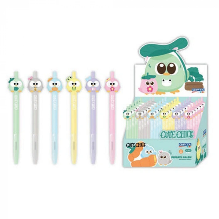 Gıpta Versatil Kalem-Cute Chick 0.7 MM 24 Lü K1902