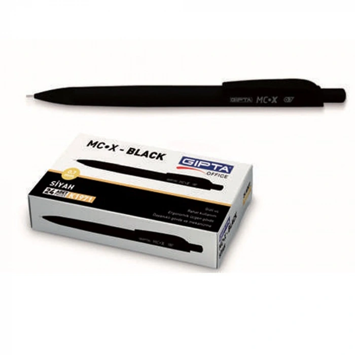 Gıpta Versatil Kalem-mc-x Black 0.7 MM 24 Lü