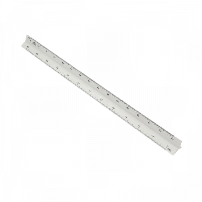 Hatas Mikyas Cetvel Plastik 1/20-25-50-75-100-125 0270