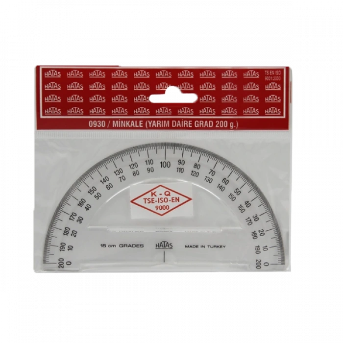 Hatas Minkale Plastik 200 Derece 15 CM 0930