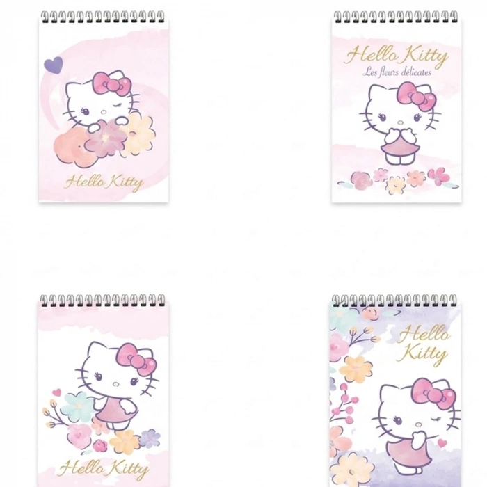 Hello Kitty Bloknot Spiralli 1 42 Yp.Çizgili A7 140100-08