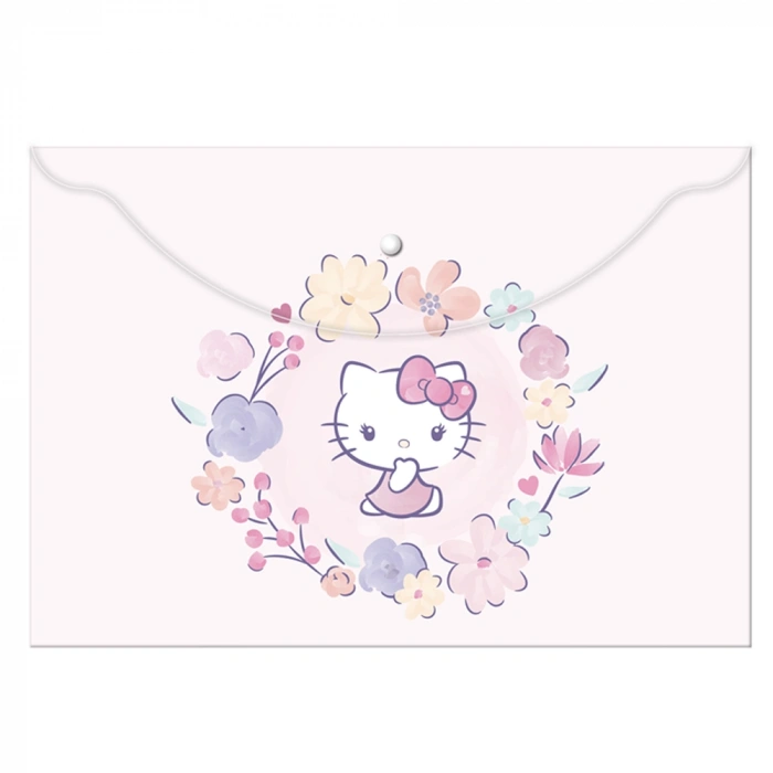 Hello Kitty Çıtçıtlı Dosya Plastik A4 120770-08