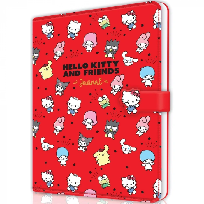 Hello Kitty Ve Arkşvegan Dri Mıkntısl Gnlk.13x18 cm 525-2028