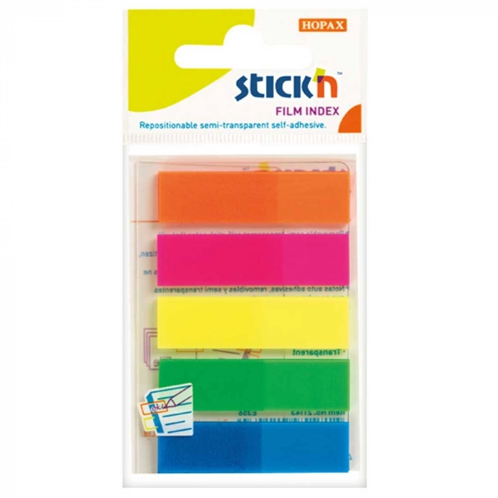 Hopax Stickn İndeks 25 YP 45x12 Neon 5 Renk 21050