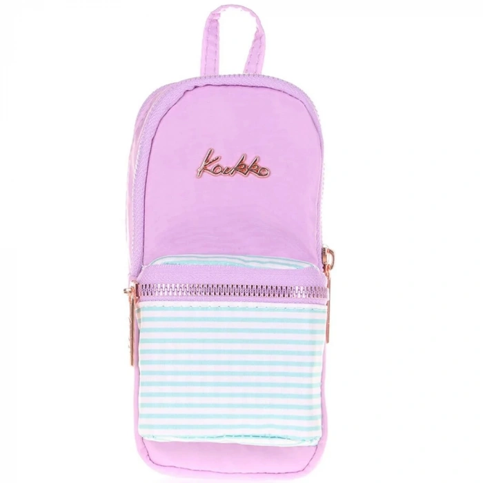 Kaukko Kalem Çantası Soft Floral Junior Bag Violet K2441