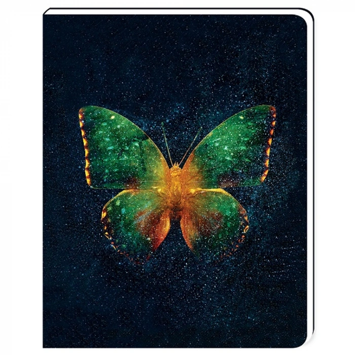 Keskin Color Bind-Note Butterfly Defter 13x16,5 80 Yp.Çiz.