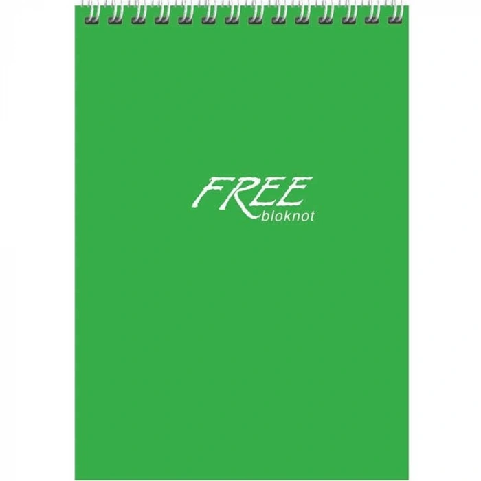 Keskin Color Bloknot Spiralli Free Office A5 80 YP Çizgi