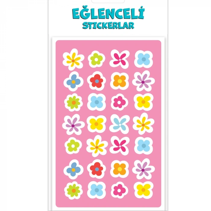 Keskin Color Puffy Sticker Orta Boy Çiçek 221204-99