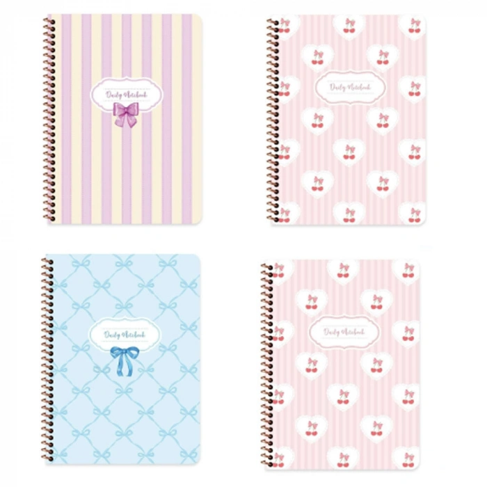 Keskin Color Spiralli Sert Kapak Defter Kurdele 16,5x22,5 120 Yp Kareli
