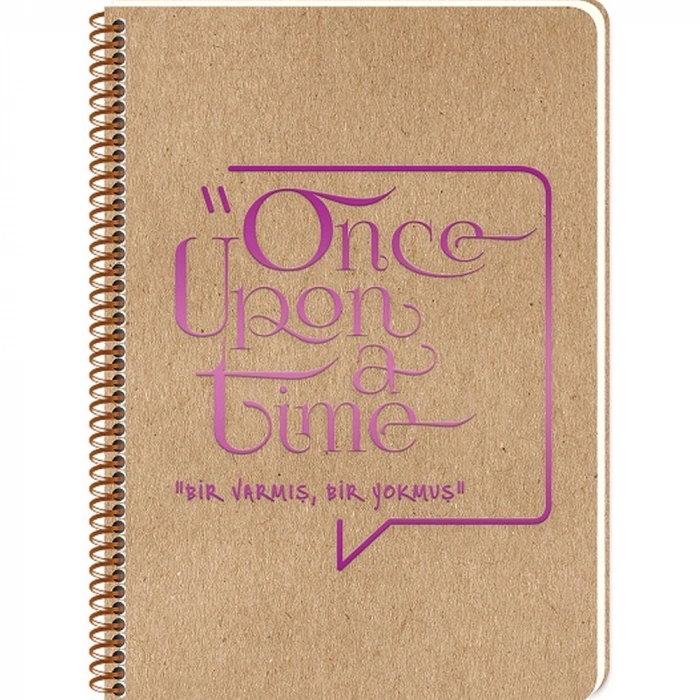Keskin Color Spiralli S.Kapak Funky Defter 16,5x22,5 80 YP Çizgili