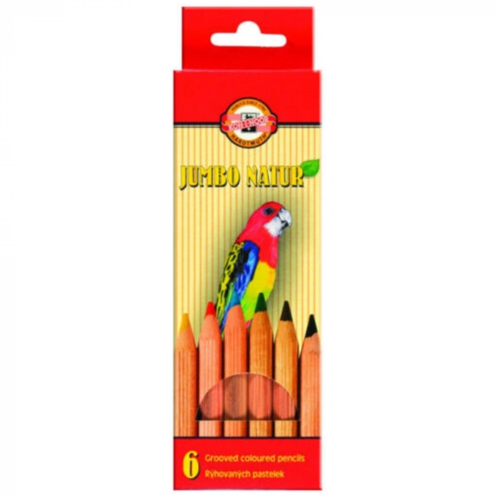 Koh-i Noor Jumbo Natur Kuru Boya Seti 6 Lı 0271