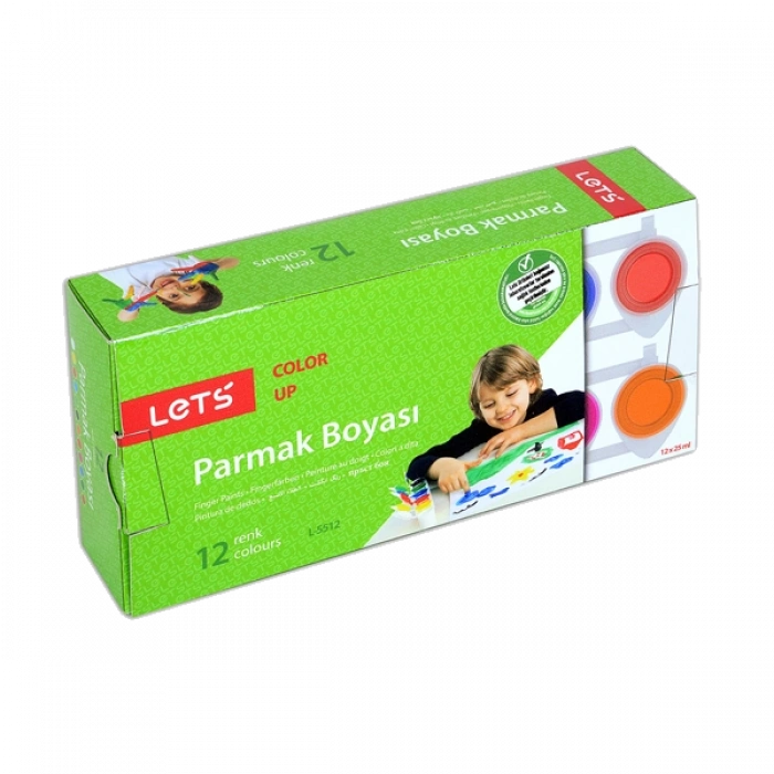 Lets Parmak Boyası 25 ML 12 Renk L-5512
