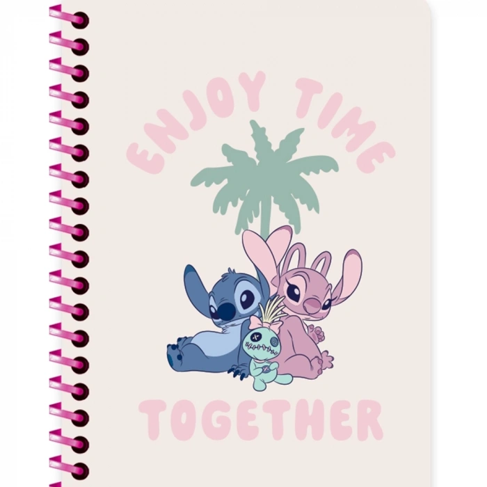 Lilo&stitch Bloknot Spiralli A6 80 Yp Çizgili 140400-14