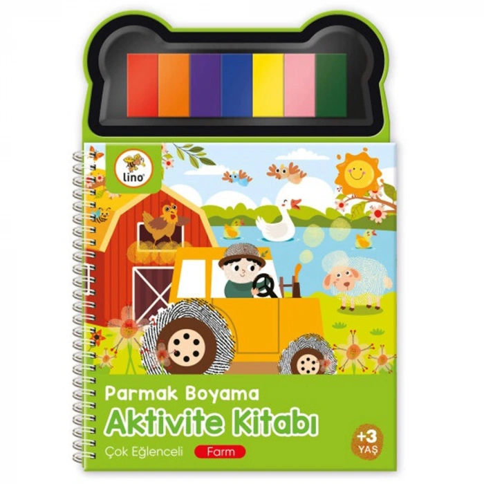 Lino Parmak Boyama Aktivite Kitabı Farm Lp-601