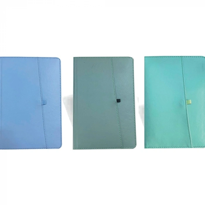 Liz Suni Deri Yeni Soft Yandan Cepli Defter 112 Yp 13x21