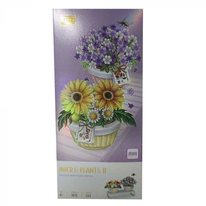 Loz Saksıda Çiçekler 534 Parça Block Oyuncak