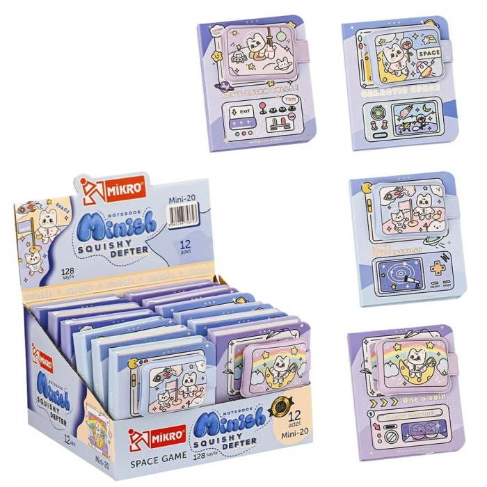 Mikro Not Defteri Minish Space Game Squishy Mini 128 YP MİNİ-20