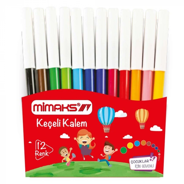 Mimaks Keçeli Kalem 12 Li Fk-8912