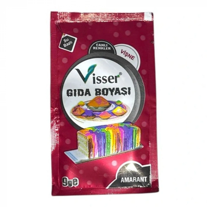 Misyon Visser Toz Gıda Boyası 9 Gr Vişne Msy-0119