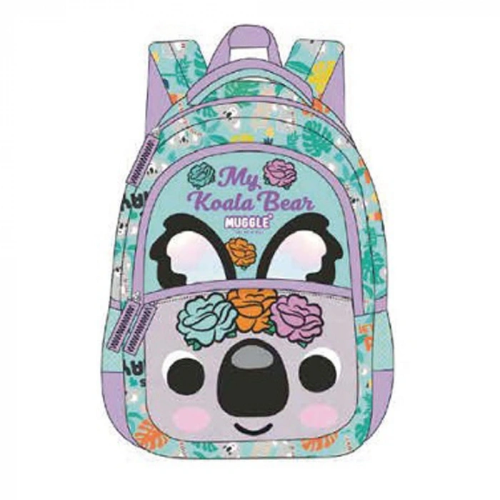 Muggle İlkokul Çantası Koala Koleksiyonu Mu-9102