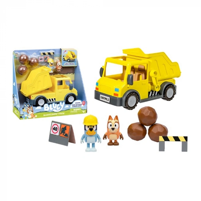 Neco Bluey Damperli Kamyon Ve Figür Oyun Seti
