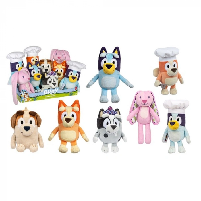Neco Bluey Peluş Figür 16-23 Cm Asorti ( 9Lu Display )