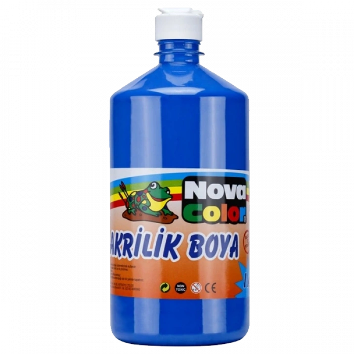 Nova Color Akrilik Boya 1 KG Mavi NC-223