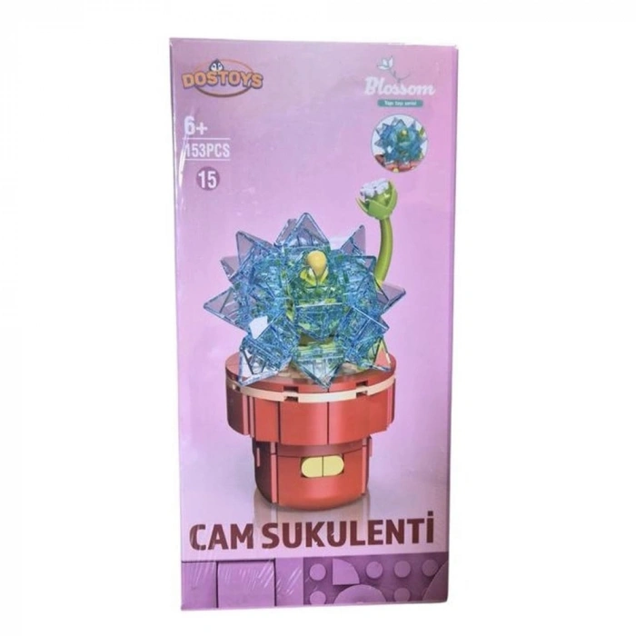 Oceanfour 113-9-16-2 Cam Sukulenti Çiçek Lego