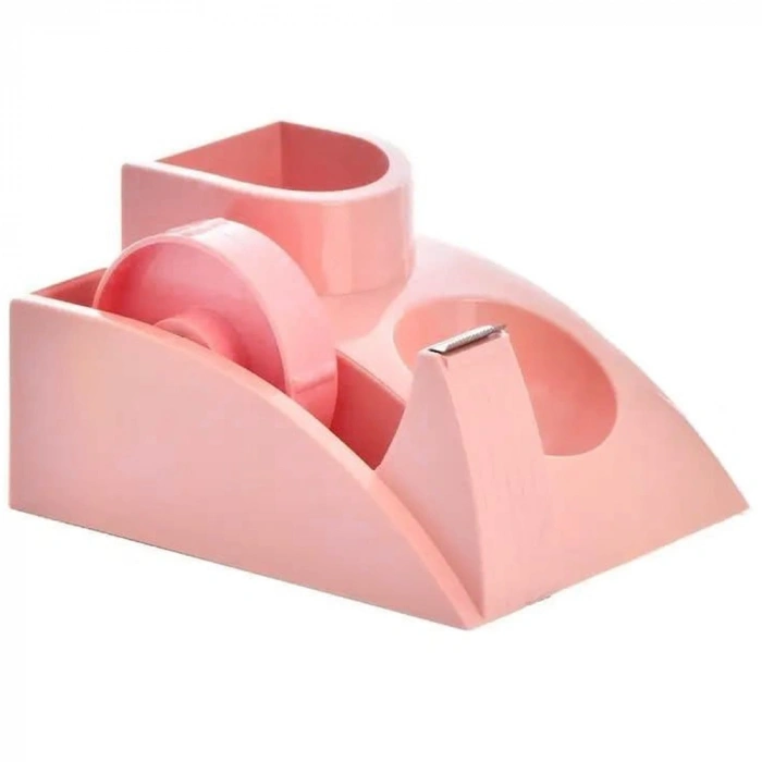 Ops Masa Seti Kalemlik Bant Makinalı Plastik Pastel Pembe KLM 304