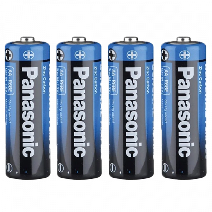 Panasonic Çinko Karbon Kalem Pil (AA) R6BE/4S