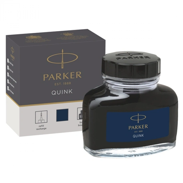 Parker Dolma Kalem Mürekkebi Quink 57 ML Mavi-Siyah 1950378