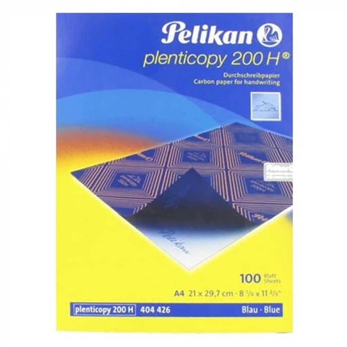 Pelikan Karbon Kağıdı 100 Lü A4 Mavi 200 H