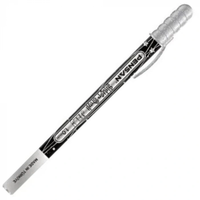 Pensan Jel Kalem Jely 1.0 MM Glitter Simli Gümüş 2800