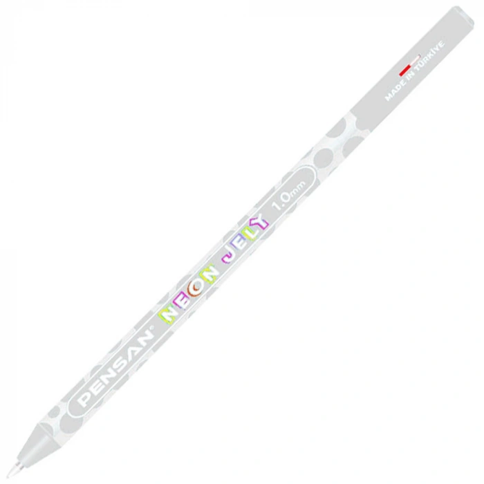 Pensan Jel Kalem Jely 1.0 MM Neon Beyaz 2801