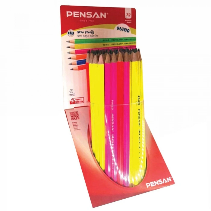 Pensan Renkli Neon Kurşun Kalemler-yeni Pe96180/72