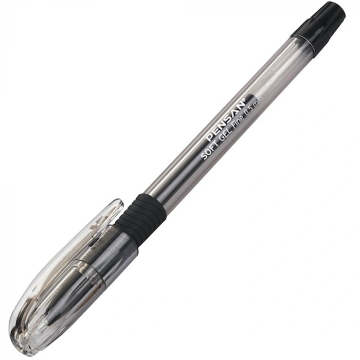 Pensan Tükenmez Kalem Soft Gel Fine Siyah 0.5 MM
