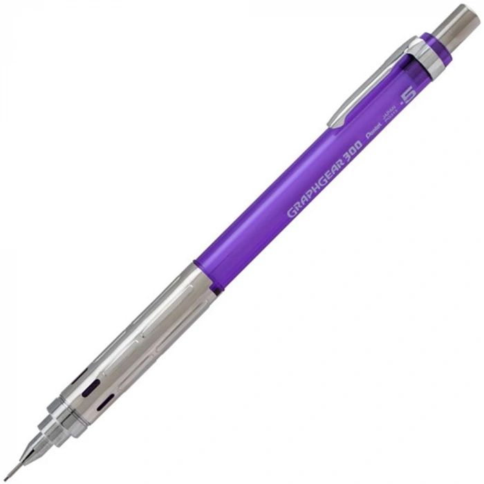 Pentel Teknik Çizim Ve Yazı Versatili 0.5 MM Mor GraphGear 300