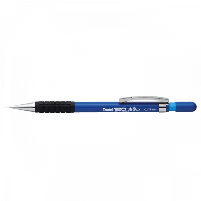 Pentel Versatil Kalem Genel Kullanım İçin Tutaçlı 0.7 MM Mavi A317-C