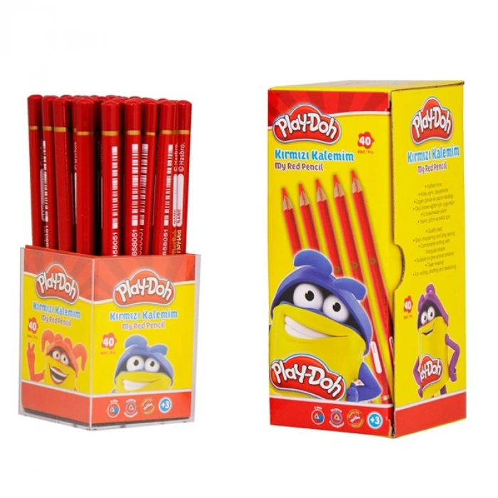 Play-Doh Kırmızı Kalemim 40 LI Stand PLAY-KK002