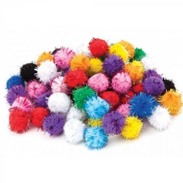 Puti Pon Pon Metalik 30 MM 4490